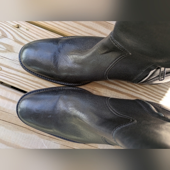 Cole Haan Mens Nike Air Black Mid-Calf Boots 8 - Picture 11 of 14